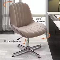 Chaise de bureau ergonomique moderne et confortable avec dossier sacrum, siège en cuir rotatif pour ordinateur