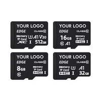 Prix usine Carte TF 4 Go 8 Go 16 Go 32 Go 64 Go C10 U3 Mémoire haute vitesse Carte SD 128 Go Carte SD Class10