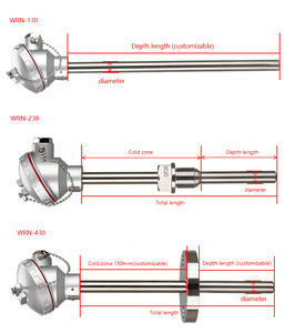 ราคาถูกสแตนเลสหัววัดสกรูเซ็นเซอร์อุณหภูมิสูง <span class=keywords><strong>Thermocouple</strong></span> Rtd เซ็นเซอร์ <span class=keywords><strong>Pt100</strong></span> - Product Image 2