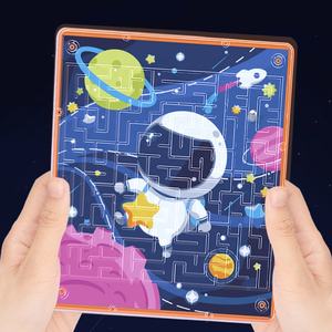 Jeu de puzzle à chiffres 2 en 1 jeu intellectuel de labyrinthe jeu de diapositives huarong <span class=keywords><strong>road</strong></span> déverrouillage puzzle labyrinthe marche perles jeu de cerveau - Product Image 6