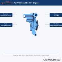 Pompa Oli Mesin OE 06A115105B 06A115105 untuk VW Audi Skoda Seat 1.8T 2.0L Passat B5 Golf Jetta Bora Beetle A4 A6 TT Octavia STD