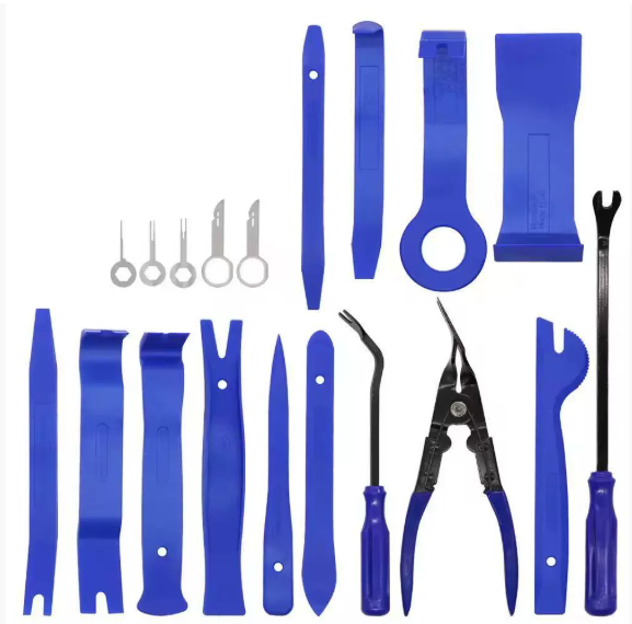 Portable Car Unlock Tool Kit with Stainless Steel J Hook for Locksmith Use