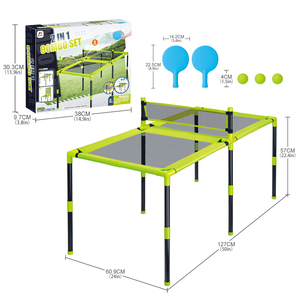 Ensemble <span class=keywords><strong>de</strong></span> tennis <span class=keywords><strong>de</strong></span> <span class=keywords><strong>table</strong></span> 2 en 1 pour enfants, <span class=keywords><strong>table</strong></span> <span class=keywords><strong>de</strong></span> <span class=keywords><strong>ping</strong></span>-<span class=keywords><strong>pong</strong></span> portable avec raquettes et balles, jeu <span class=keywords><strong>de</strong></span> sport d'entraînement <span class=keywords><strong>de</strong></span> rebond pour intérieur et extérieur - Product Image 3
