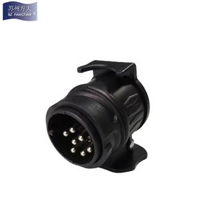 Adaptador de Conector de <span class=keywords><strong>Remolque</strong></span> de 12V de <span class=keywords><strong>13</strong></span> Pines a 7 Pines para Camiones y Remolques, Repuestos, FT-008F, <span class=keywords><strong>Enchufe</strong></span> de <span class=keywords><strong>Remolque</strong></span> Estándar Europeo - Product Image 6