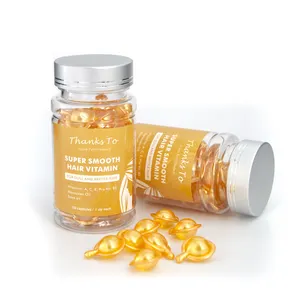 Neue Produkte Marokko Arganöl Haar Vitamin Kapsel Salon Super glättende Haars erum Kapseln