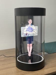 Vitrine d'affichage holographique 32 pouces, cylindre holographique 3D, tube holographique - Product Image 4