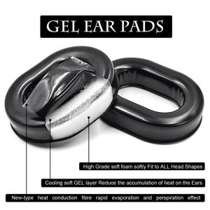 Almohadillas de Gel para Auriculares de Aviación <span class=keywords><strong>David</strong></span> <span class=keywords><strong>Clark</strong></span> Serie H10, Repuesto de Almohadillas para Auriculares con Diseño Transpirable de Cuero TPU - Product Image 5