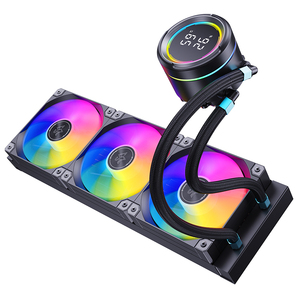 Nuevo Diseño de Radiador de Refrigeración Líquida Integrado para CPU de Escritorio 360 ARGB 240 con Ventilador de Refrigeración para Computadora con Rodamiento de Fluido Negro - Product Image 1