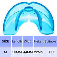Protège-dents double pour la protection des dents supérieures et inférieures