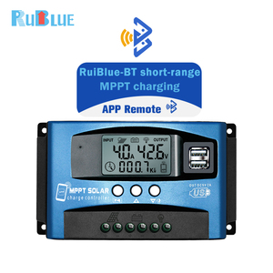 MPPT năng lượng mặt trời CHARGE <span class=keywords><strong>CONTROLLER</strong></span> 12V/24V/36V/48V tự động công nhận <span class=keywords><strong>30A</strong></span> 40A 50A 60A 100A năng lượng mặt trời điều khiển với màu xanh răng kết nối - Product Image 1