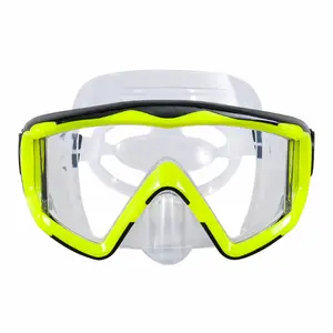 Aqua Dive Frameloze Gehard Lens Ultra Helder Wide Vision Duikmasker Voor Vrouwen Jonge Mannen