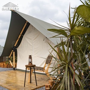 Nuevo diseño Hotel Camping tienda de campaña de lujo al aire libre glamoroso lona <span class=keywords><strong>Safari</strong></span> tienda para resorts - Product Image 5