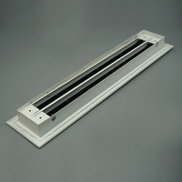 Grille linéaire HVAC Aluminium Linear Slot Diffuseur Air Registres avec noyau amovible Grille linéaire (LSD-AO)