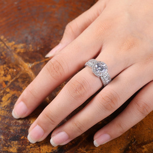 Anello di Fidanzamento Classico con Stelle per Donne, Elegante Gioiello da Dito per Coppie - Product Image 2