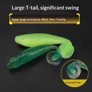 Señuelos <span class=keywords><strong>de</strong></span> Pesca Selco <span class=keywords><strong>de</strong></span> PVC <span class=keywords><strong>de</strong></span> 17 cm, Señuelos Artificiales Suaves para Trucha, Señuelos para Pesca en Invierno, Uso en Ríos y Lagos - Product Image 2