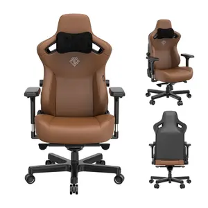 Bentley Brown Leather Office Chair Factory Direct Production High Quality Brown Leather Office Chairs Modern Economic Desk Chair
