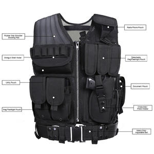 التكتيكية سترة الأمن سترة حديثة مع مجلة الحقيبة رخوة حزام - Product Image 1