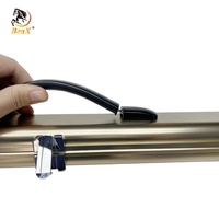 Étui de transport pour queue de billard/snooker BenX multi-couleurs, en aluminium, une seule pièce, droite, pour queue de billard