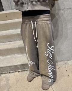 Conjunto de Sudadera con Capucha y Pantalones de Chándal Oversize para Hombre, de Felpa Francesa de Alto Gramaje, con Cremallera, Estilo Vintage, Corte Holgado y Efecto Degradado Personalizado - Product Image 5