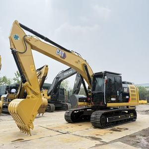 รถขุดตีนตะขาบ Caterpillar 320E สีเหลือง ระบบไฮดรอลิก สำหรับงานก่อสร้าง งานหนัก น้ำหนัก 20000 กก. ปี 2001-4000 - Product Image 2