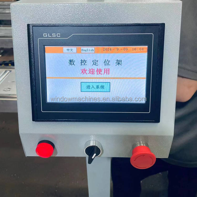 Automatic Measure Stop Digital Cross Cut Gauge Cutting Machine Auto Stopper Roller Table ...