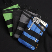 Mini pochette tactique EDC personnalisée organisateur de poche couteau pliant stylo lampe de poche portefeuille outils pour le camping et la randonnée