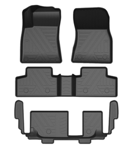 Alfombrillas de Plástico para Coche, Revestimientos para Pies, Alfombrillas 3D TPE con Alfombrilla para Maletero para Toyota Meru 2005-2009 Landcruiser Prao J90 - Product Image 1