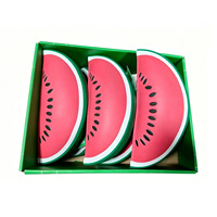 Jouets à presser en forme de tranches de pastèque géantes, remplies de farine, 23 cm, fruits simulés en TPR, jouets anti-stress, jouets de décompression pour enfants