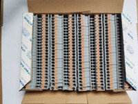 KPTTB 2.5 Doppelschichtige DIN-Schienen-Klemmleiste 2,5mm² 24A Grau Schnellverdrahtung Inline-Verbindung Federklemmenblock