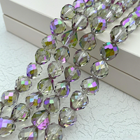 10mm Brillant AB Non-fading Couleurs Naturelles Cristal Bracelet Lâche Perle Fraise Perles De Verre