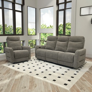 Canapé de cinéma électrique de luxe pour la maison, fonction inclinable, avec ports USB, ensemble de fauteuils inclinables pour salon et hôtel - Product Image 5