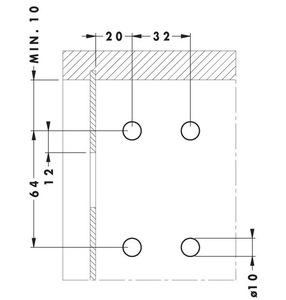 GQK Heavy-Duty ABS Plastic Furniture Fitting Kitchen Cabinet Hanger Bracket with High Lading Capacity for Workshop Use - Product Image 5