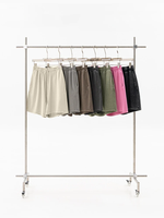Shorts streetwear épais 330g pour fabricants, en coton vierge, coupe ample, effet vintage, lavage à la cire, personnalisables pour marques