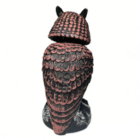 Décoration de jardin en forme de hibou pour la chasse, appât décoratif pour l'aménagement paysager, dissuasion des oiseaux et des animaux, hibou résistant aux intempéries pour l'extérieur