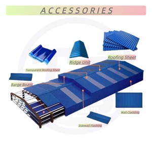 Waterproof 3 Layer UPVC ASAPVC Corrugated <strong>Roofing</strong> Sheets Fireproof <strong>Plastic</strong> Warehouses Traditional Design Roof - Product Image 6