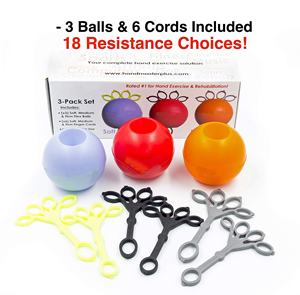 9ピースセット感覚自閉症理学療法ハンドエクササイズ特別なニーズ - Product Image 2