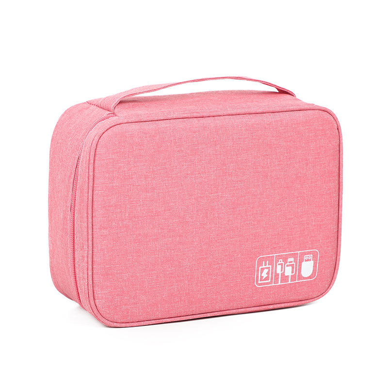 Sac de rangement pour câble de données-Rose Rouge