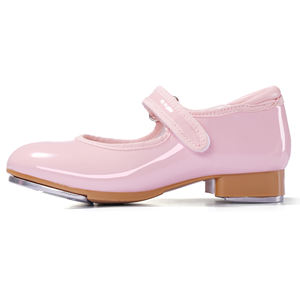 รองเท้าเต้นแบบสวม สายรัดง่าย หนัง PU นิ่ม แบบมีสติ๊กเกอร์ สำหรับเด็กหญิงและเด็กชาย <span class=keywords><strong>มือ</strong></span><span class=keywords><strong>สอง</strong></span> สินค้าจากสหรัฐอเมริกา มีสินค้าในสต็อก ขายส่ง - Product Image 3