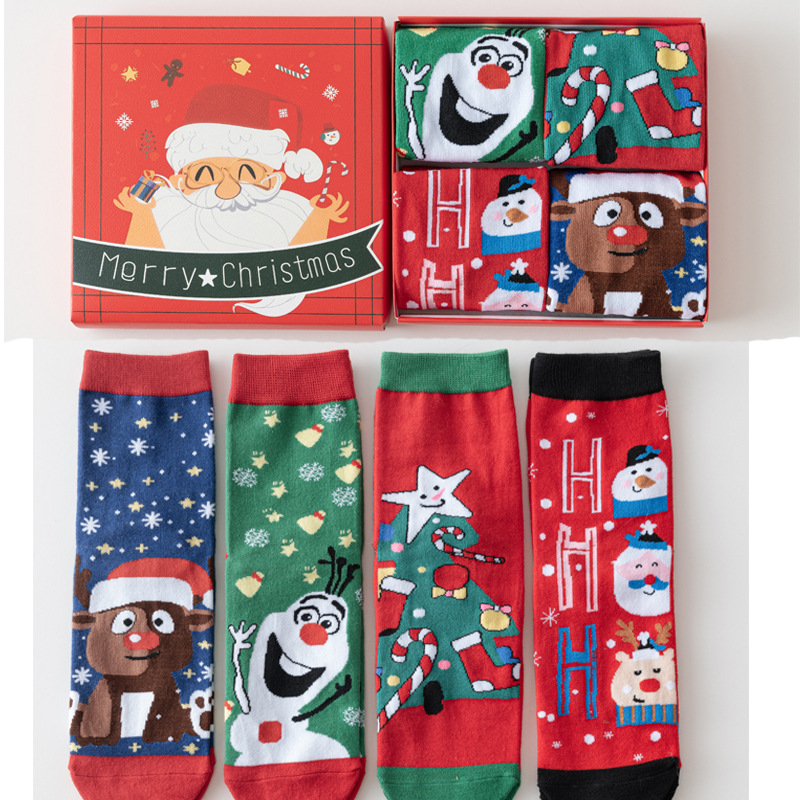 Red Snow Man L 1 boîte contient 4 paires