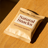 Sachets de thé en papier kraft blanc biodégradable PLA imprimés en héliogravure personnalisés, écologiques, pour nettoyant visage et lotion