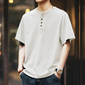 T-shirt Homme Col Rond Manches Courtes Anti-Plis Séchage Rapide Coupe Ample Décontractée pour l'Été – Nouvelle Collection Très Vendue - Product Image 2