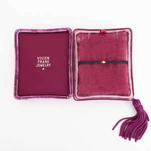 Hộp trang sức cổ điển Weimei bán chạy, hộp nhung sang trọng, tua rua, đựng khuyên tai, vòng cổ, hộp trang sức tua rua nhung cao cấp - Product Image 4