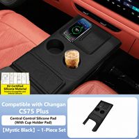 Zum Großhandelspreis Changan CS75 PLUS Auto-Innenausstattung Dekoration Schwarze Mittelkonsole Silikonmatte Innenausstattungs-Upgrade