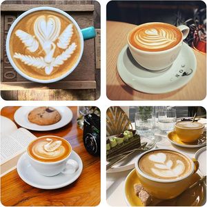 Brocca per Montare il Latte da 350ML, Brocca per Schiumare il Latte in Acciaio Inox, Tazza per Schiumare il Latte per <span class=keywords><strong>Espresso</strong></span> e Latte Art - Product Image 6