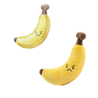 Jouets en peluche banane jaune de dessin animé, amusantes poupées en peluche en forme de fruit, usine de Yangzhou, OEM ODM, cadeaux en peluche personnalisés de haute qualité