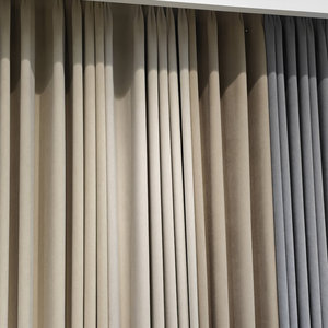 <span class=keywords><strong>Rideaux</strong></span> occultants en <span class=keywords><strong>velours</strong></span> doux, broderie de luxe, épais, pour salon, installation facile, élégants. - Product Image 4