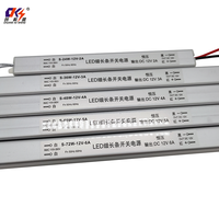 Alimentation électrique à découpage pour bande LED ultra-mince en aluminium, 12V 5A, pour comptoirs de magasin, vente en gros d'usine