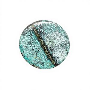 Turquesa Tibetana 100% Natural, Precio al por Mayor, Lote de Cabujes de Turquesa Tibetana Hechos a Mano para la Fabricación de Joyas - Product Image 1