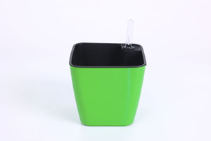 High Quality Injection Molded PP Plastic Self Watering Flower Pots Modern Square Planter Boxes B2B Wholesale Supplier Size 13 - Product Image 6