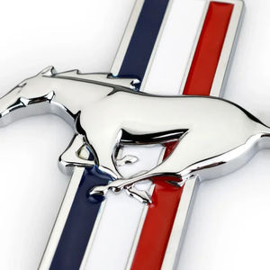 Benutzer definiertes Design Wasserdichte haltbare Abs Kunststoff Französisch Flagge Auto Logo Embleme Abzeichen mit selbst klebenden - Product Image 4